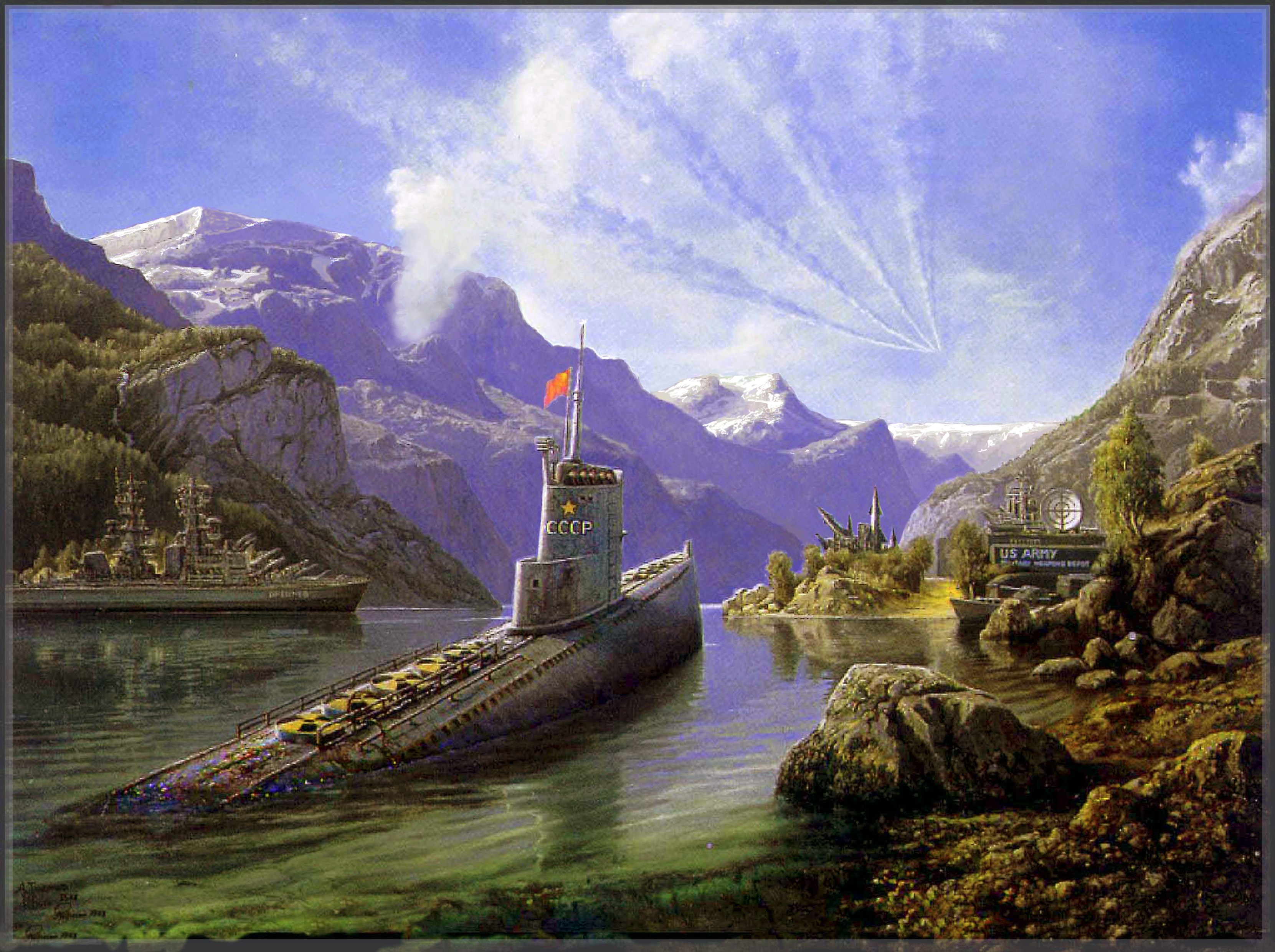 Ubåt i Hardanger