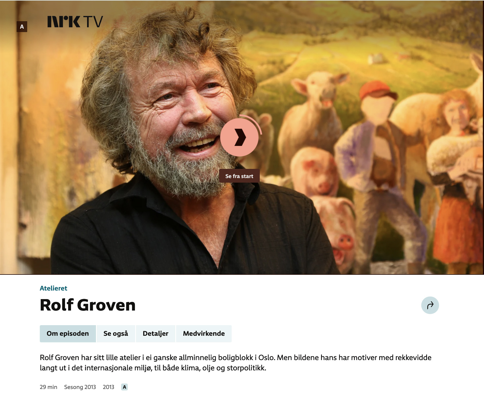 NRK-programmet Atelieret